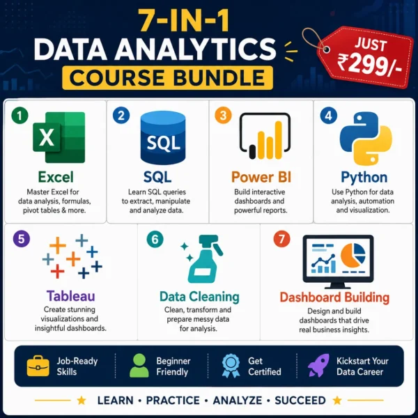 7-in-1 Data Analysis Course Bundle